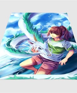 Another Style Spirited Away Sherpa Fleece Blanket Gifts for Family, for Couple