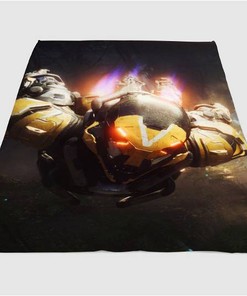 Anthem Game Sherpa Fleece Blanket Gifts for Family, for Couple