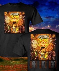 Anthrax Music North American Summer World Tour 2022 T-Shirt