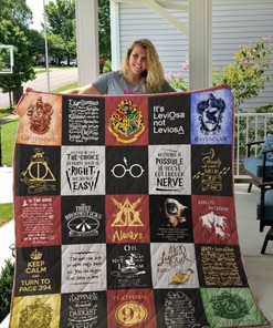 Anything Is Possible If You Harry Potter Quilt Blanket Bedding Set