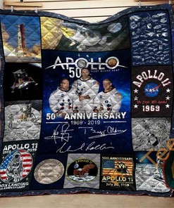 Apollo Collage Custom Quilt Blanket Bedding Set with 2 Pillowcases