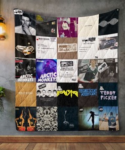 Arctic Monkeys Album Covers Quilt Blanket Bedding Set