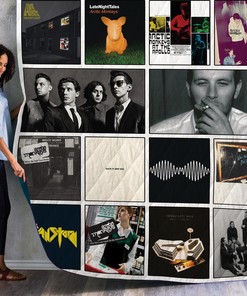 Arctic Monkeys Quilt Blanket Bedding Set for Home Décor
