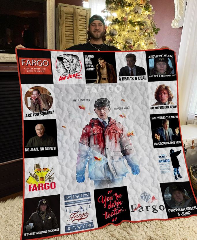 Are You Square Fargo Poster Quilt Blanket Bedding Set