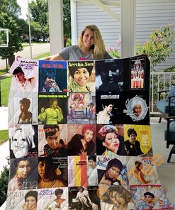 Aretha Franklin Personalized Quilt Blanket Bedding Set - Style 2