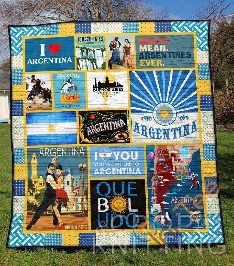 Argentina Quilt Blanket Bedding Set With Pillowcase Option