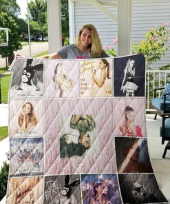 Ariana Grande Quilt Blanket Bedding Set for Home Décor