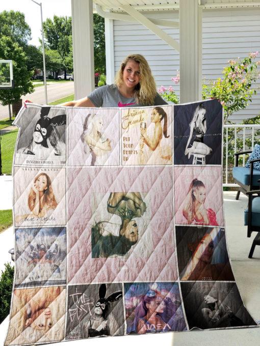 Ariana Grande Quilt Blanket Bedding Set for Home Décor