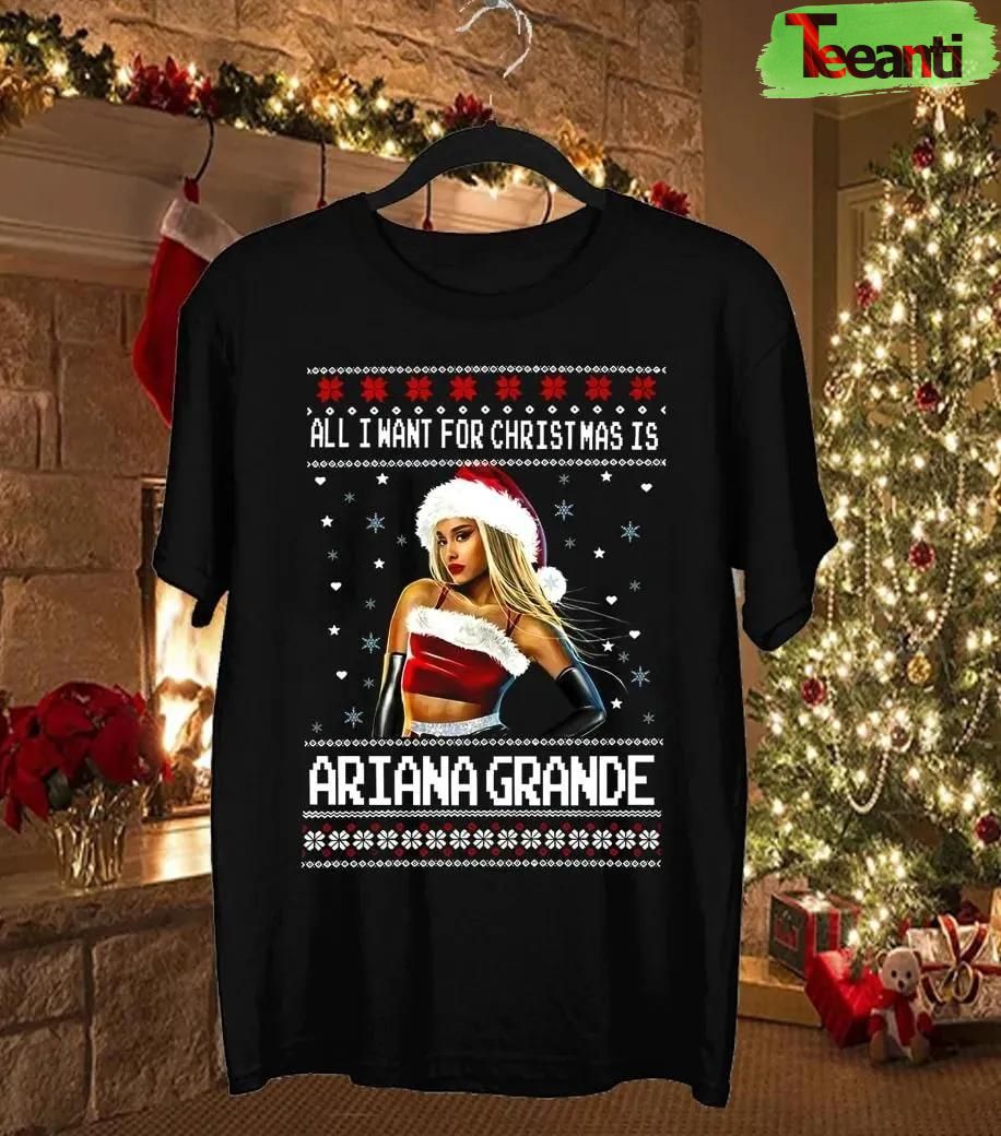 Ariana Grande Ugly Christmas T-Shirt