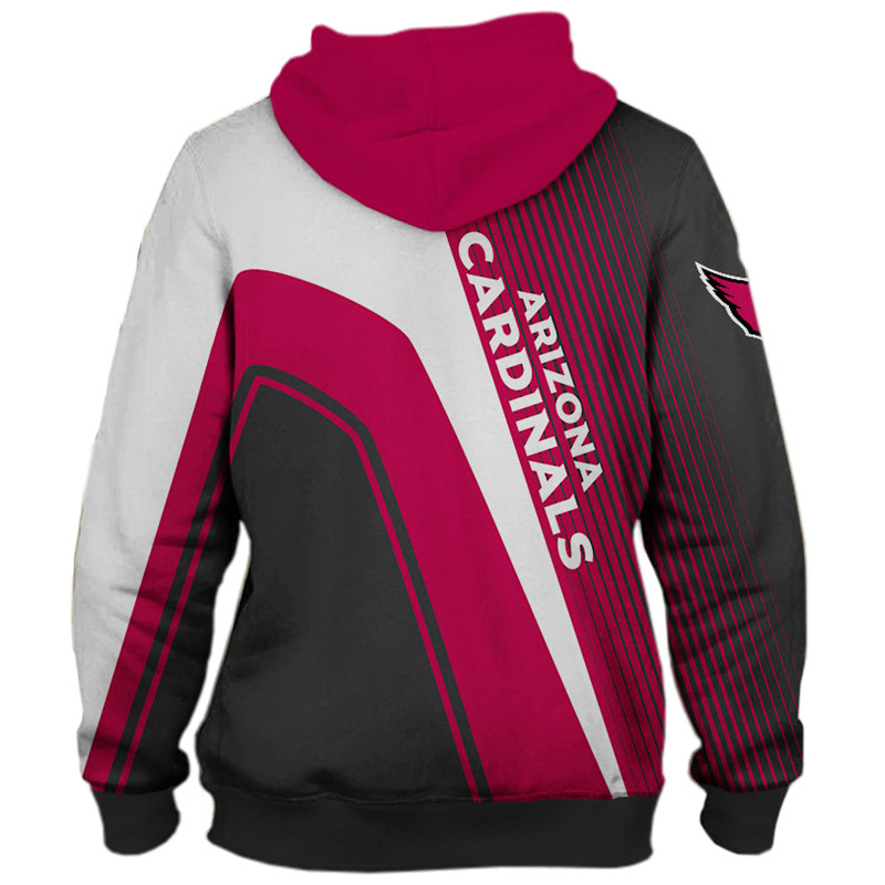 Arizona Cardinals 3D Hoodie Zipper Zip Hoodie Pullover Nfl Football - Image 3