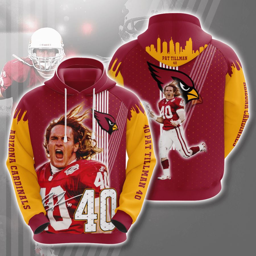 Arizona Cardinals Custom Sport All Over Print Hoodie 3D 5