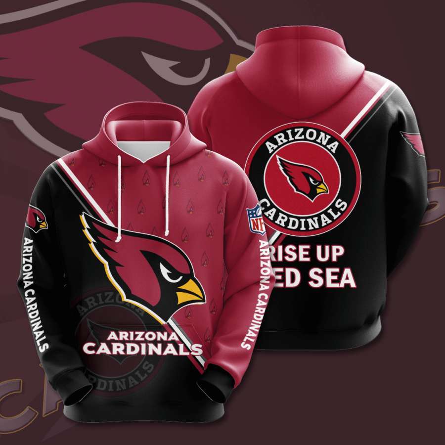 Arizona Cardinals Custom Sport All Over Print Hoodie 3D 9