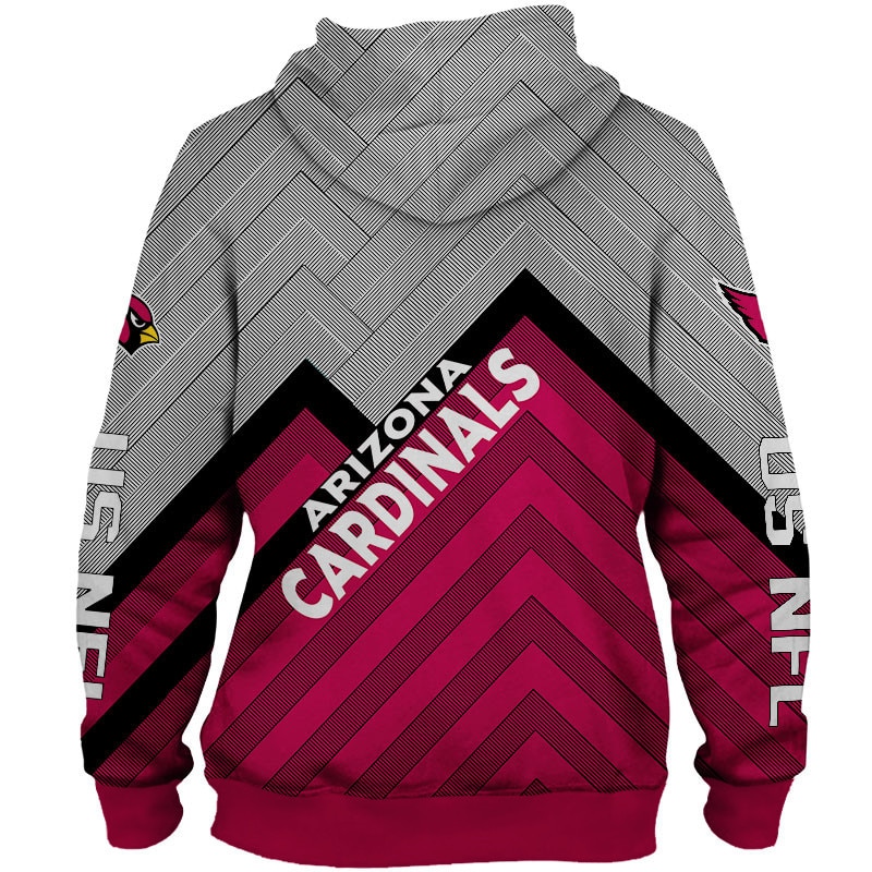 Arizona Cardinals Hoodie 3D Zip Hoodie Pullover Size S-5Xl - Image 3