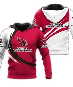 Arizona Cardinals Hoodie Curve Graphic Gifts for Fans