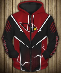 Arizona Cardinals Hoodie Lightning Graphic Gifts for Fans