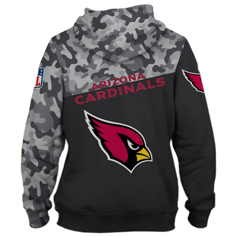 Arizona Cardinals Military Hoodie 3D Zip Hoodie 3D Zip Hoodie Long Sleeve New Season - Image 2