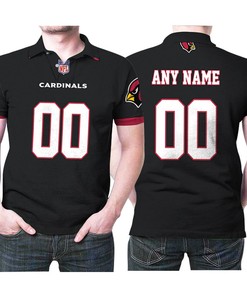 Arizona Cardinals Nfl American Football Team Logo Alternate Game Black 2019 3d Designed Allover Custom Gift For Arizona Fans Polo Shirt