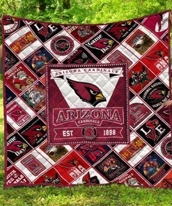 Arizona Cardinals Quilt Blanket Bedding Set for Home Décor