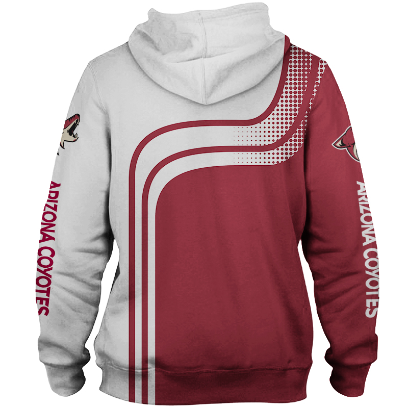 Arizona Coyotes Hoodie Zip Hoodie Pullover Gift for Fans - Image 2