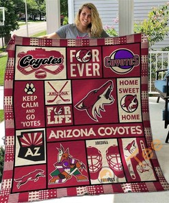 Arizona Coyotes V1 Quilt Blanket Bedding Set