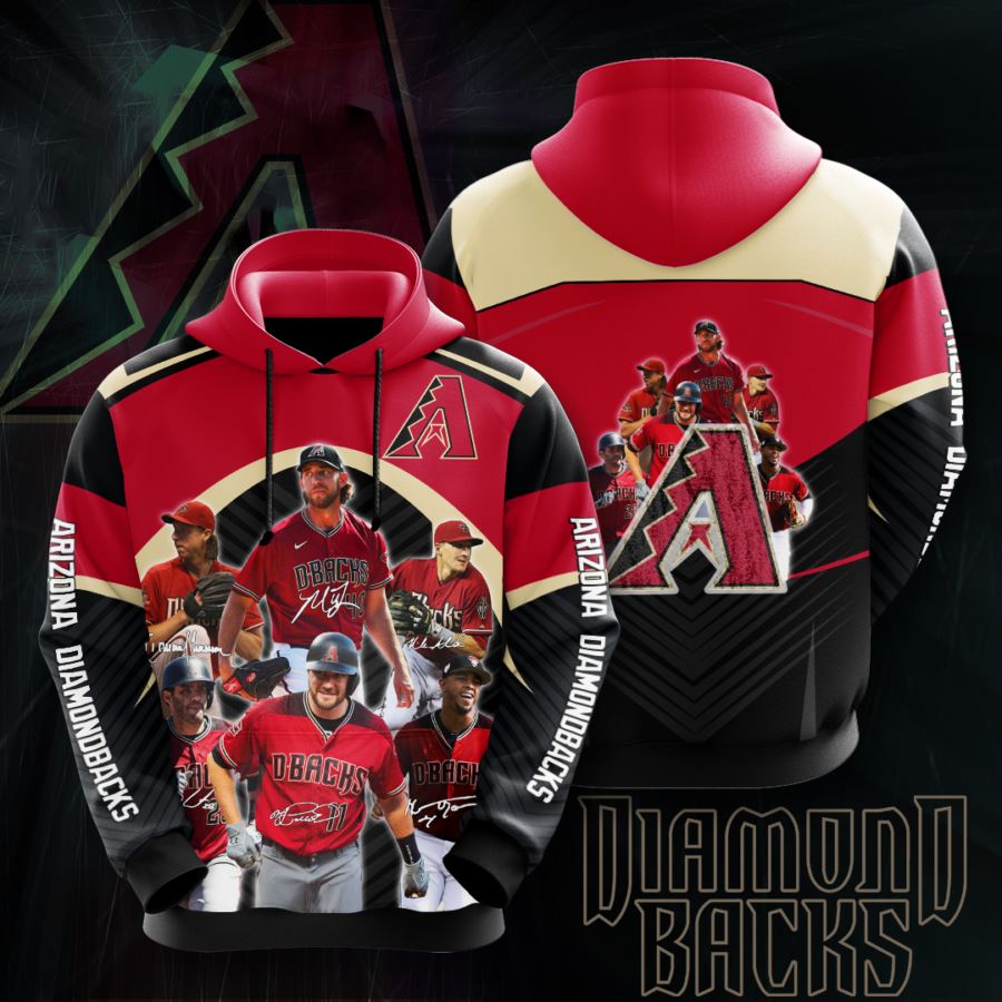 Arizona Diamondbacks Custom Sport All Over Print Hoodie 3D 5