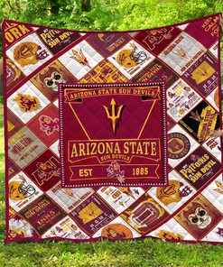 Arizona State Sun Devils Quilt Blanket Bedding Set
