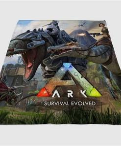 Ark Survival Evolved Sherpa Fleece Blanket Gifts for Family, for Couple
