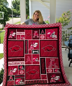Arkansas Razorbacks Collected Ncaa Quilt Blanket Bedding Set