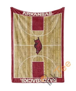 Arkansas Razorbacks Ncaa Basketball Limited Edition Sherpa Blanket Fleece Blanket Gifts for Fans