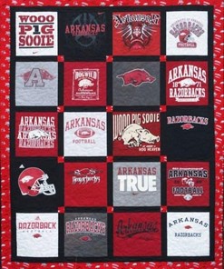 Arkansas Z Quilt Blanket Bedding Set for Home Décor