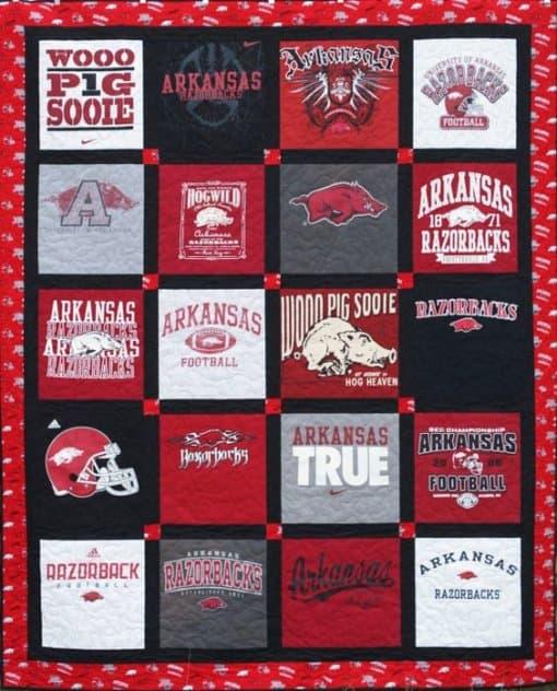 Arkansas Z Quilt Blanket Bedding Set for Home Décor