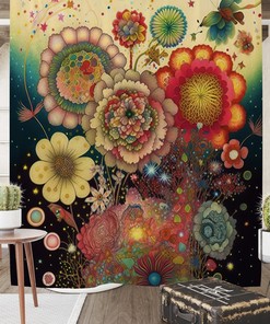 Arlo Floral Shower Curtain Optional Set