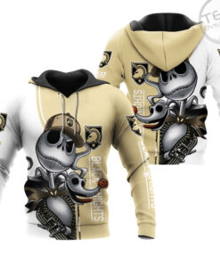 Army Black Knights Jack Skellington And Zero 3D Hoodie