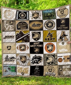 Army Black Knights Quilt Blanket Bedding Set Fan Gift