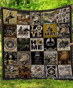 Army Black Knights Quilt Blanket Bedding Set for Home Décor