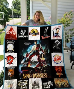 Army Of Darkness Movie Quilt Blanket Bedding Set
