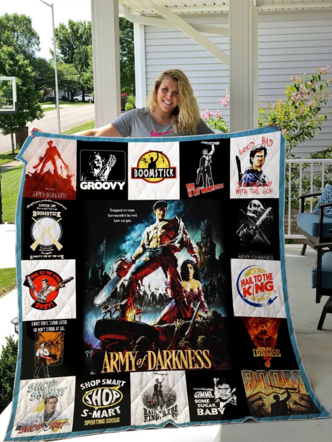 Army Of Darkness Movie Quilt Blanket Bedding Set