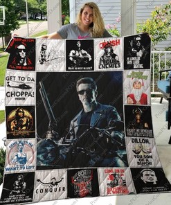 Arnold Schwarzenegger Quilt Blanket Bedding Set