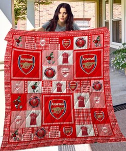 Arsenal Quilt Blanket Bedding Set for Home Décor