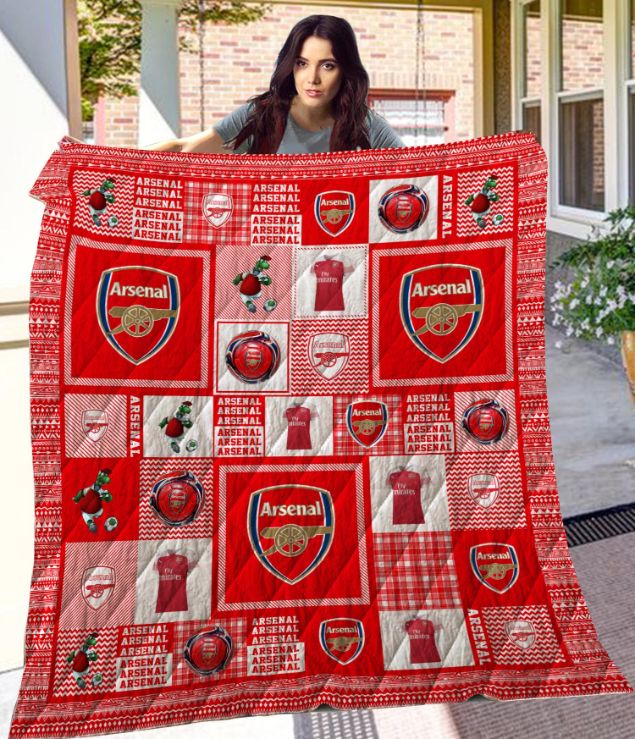 Arsenal Quilt Blanket Bedding Set for Home Décor