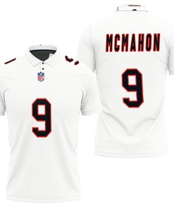 Art Chicago Bears Jim Mcmahon #9 Great Player Nfl American Football Team Custom Game White Polo Shirt