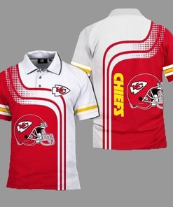 Art Kansas City Chiefs Nfl Printed 3D All Over Print Polo Shirt