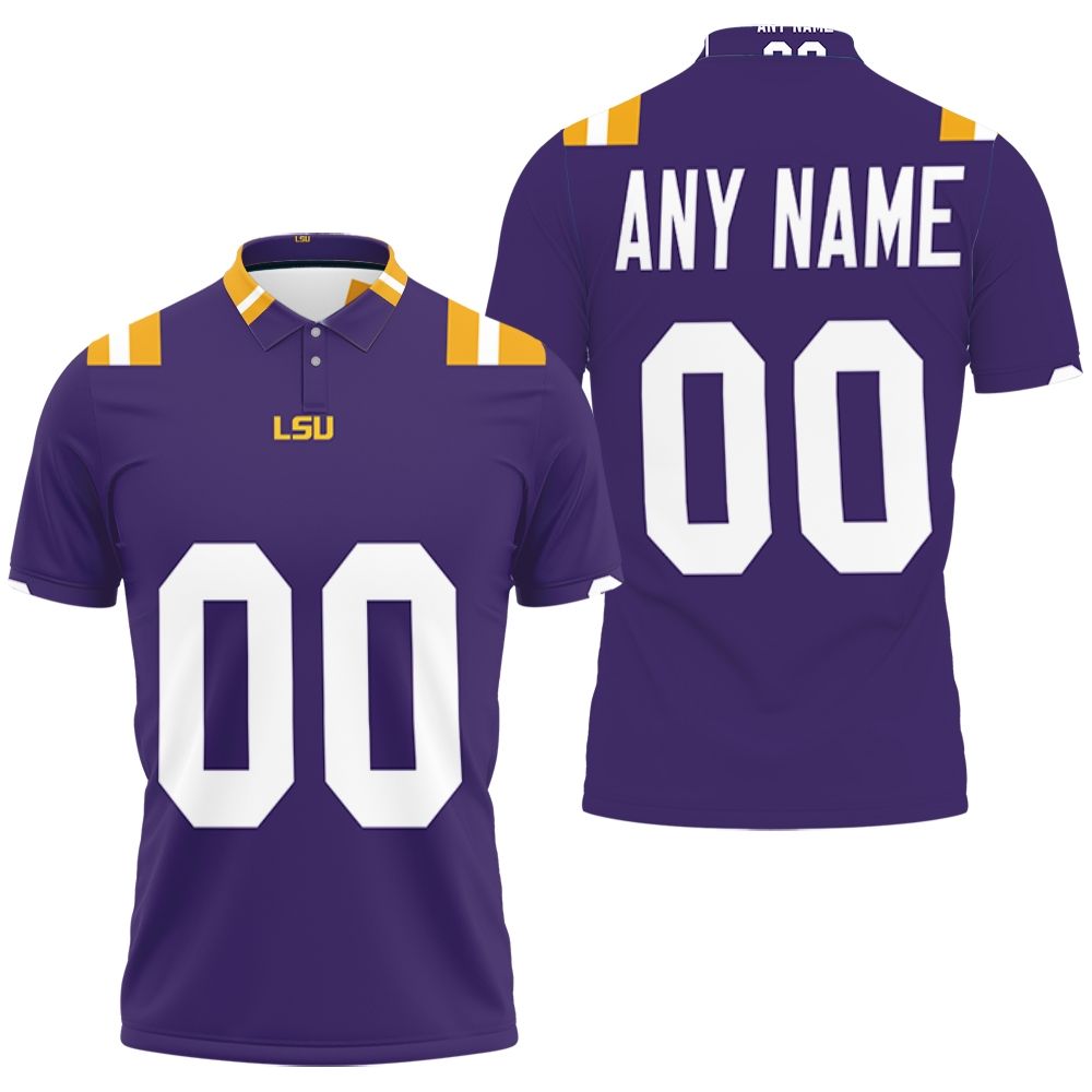 Art Lsu Tigers And Lady Tigers Lsu Tigers College University Football Purple Lsu Fans Polo Shirt