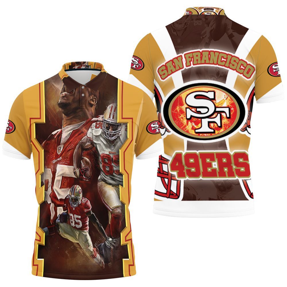 Art San Francisco 49ers 2021 Art 3D All Over Print Polo Shirt