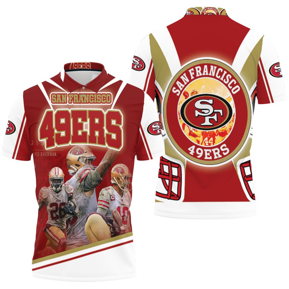Art Super Bowl 2021 San Francisco 49ers Nfc East Division Champions 3D All Over Print Polo Shirt