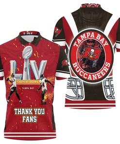 Art Tampa Bay Buccaneers 2021 Super Bowl Champions Thank You Fan 3D All Over Print Polo Shirt