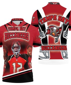 Art Tampa Bay Buccaneers Tom Brady Nfl Champions 2021 3D All Over Print Polo Shirt