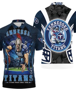 Art Tennessee Titans Pride Since 1960 Afc South Division Champions Super Bowl 2021 3D All Over Print Polo Shirt