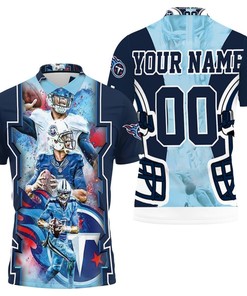 Art Tennessee Titans Super Bowl 2021 Afc South Champions Personalized 3D All Over Print Polo Shirt