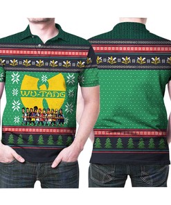 Art Wu Tang Clan Hip Hop Legend Ugly Christmas 3D All Over Print Polo Shirt